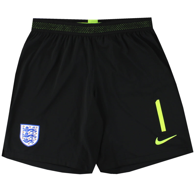 2018-20 England Nike Player Issue Goalkeeper Shorts #1 *As New* L Football Shirt