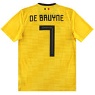 2018 Belgium adidas Away Shirt De Bruyne #7 M Football Shirt