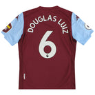 2019-20 Aston Villa Kappa Home Shirt Douglas Luiz #6 M Football Shirt
