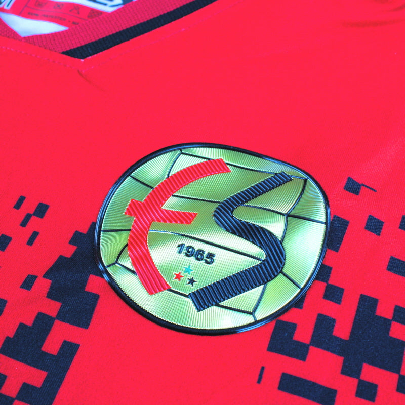 Totti 2001-02 Roma Home L/S Shirt Totti #10 - 8/10 - (XL)