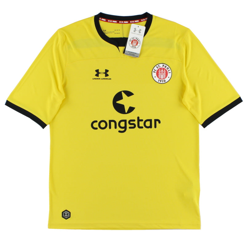 2019-20 FC St. Pauli Yellow Goalkeeper Shirt *w/tags* L Football Shirt