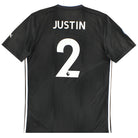 2019-20 Leicester adidas Away Shirt Justin #2 *w/tags* M Football Shirt