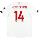 2019-20 Liverpool New Balance Away Shirt Henderson #14 XL Football Shirt