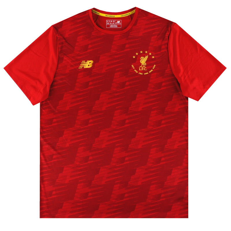 2019-20 Liverpool New Balance '6 Times Winners' Track Tee XXL T-Shirt