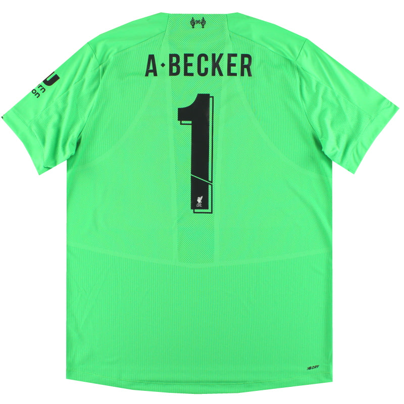 2019-20 Liverpool New Balance Goalkeeper Shirt A,Becker #1 *w/tags 