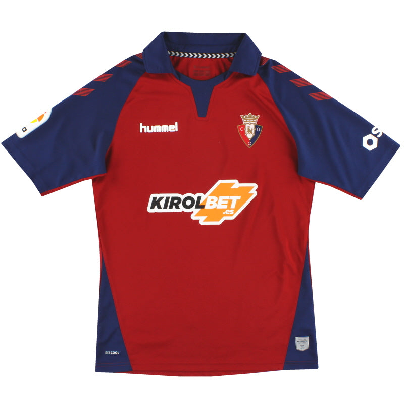 2019-20 Osasuna Hummel Home Shirt M Football Shirt