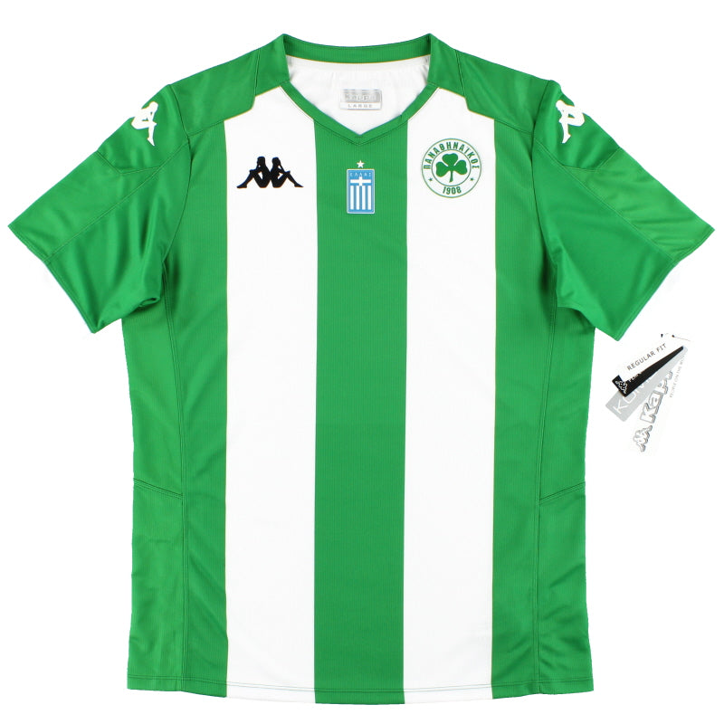 2019-20 Panathinaikos Kappa Kombat Anniversary Home Shirt *BNIB* Football Shirt