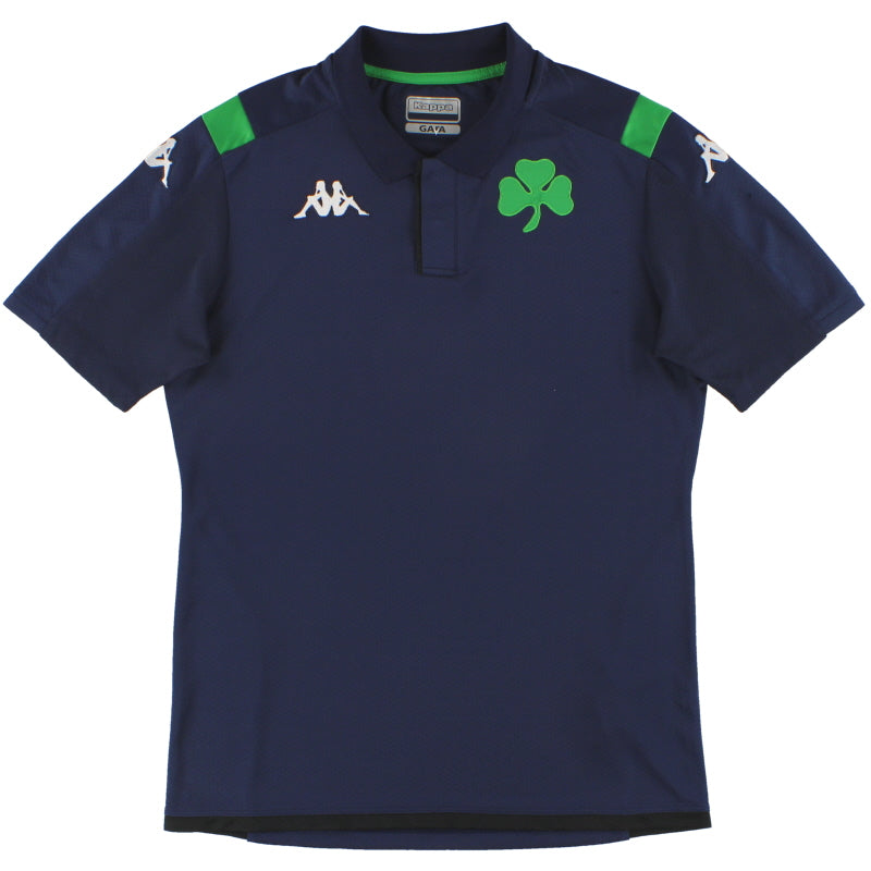 2019-20 Panathinaikos Kappa Polo Shirt L Polo Shirt