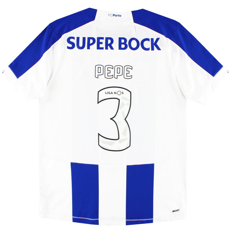 2019-20 Porto New Balance Home Shirt Pepe #3 L