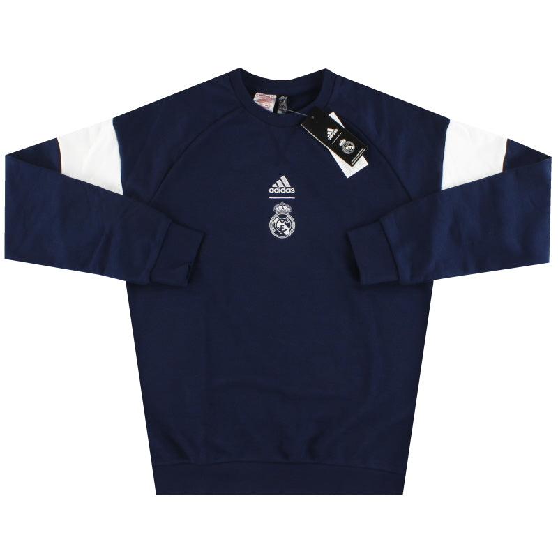 2019-20 Real Madrid adidas Crew Sweatshirt *w/tags* M.Boys Sweatshirt