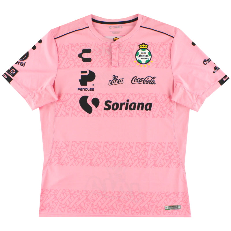 Maillot Santos Laguna Charly - Liga MX - Taille XL - Homme - Occasion