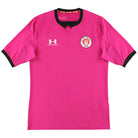 2019-20 St Pauli Under Armour Pink Goalkeeper Shirt *As New* L Football Shirt