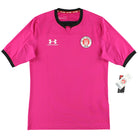 2019-20 St Pauli Under Armour Pink Goalkeeper Shirt *w/tags* XL Football Shirt