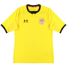 2019-20 St Pauli Under Armour Yellow Goalkeeper Shirt *As New*  Football Shirt