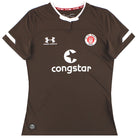2019-20 St Pauli Under Armour Womens Home Shirt *As New* Football Shirt