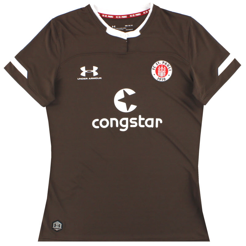 2019-20 St Pauli Under Armour Womens Home Shirt *As New* Football Shirt