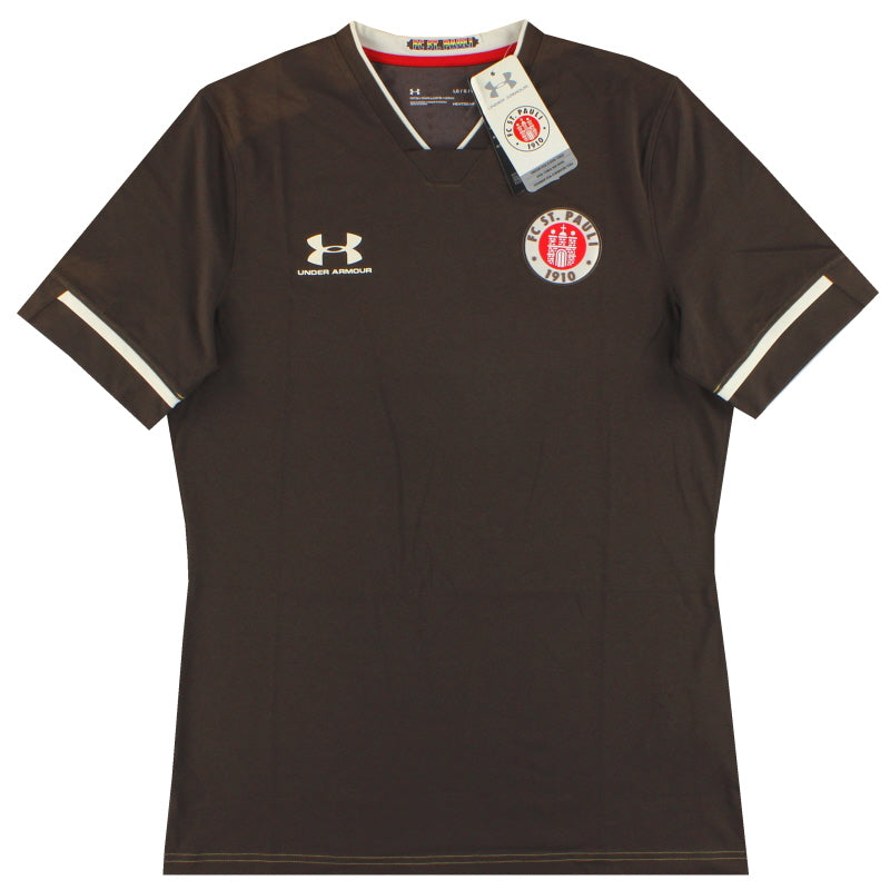 2019-20 St Pauli Under Armour Player Issue Home Shirt *w/tags* L Football Shirt