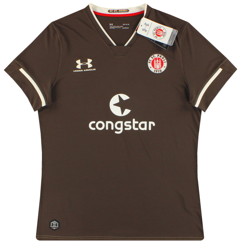 2019-20 St Pauli Under Armour Womens Home Shirt *w/tags* L Football Shirt