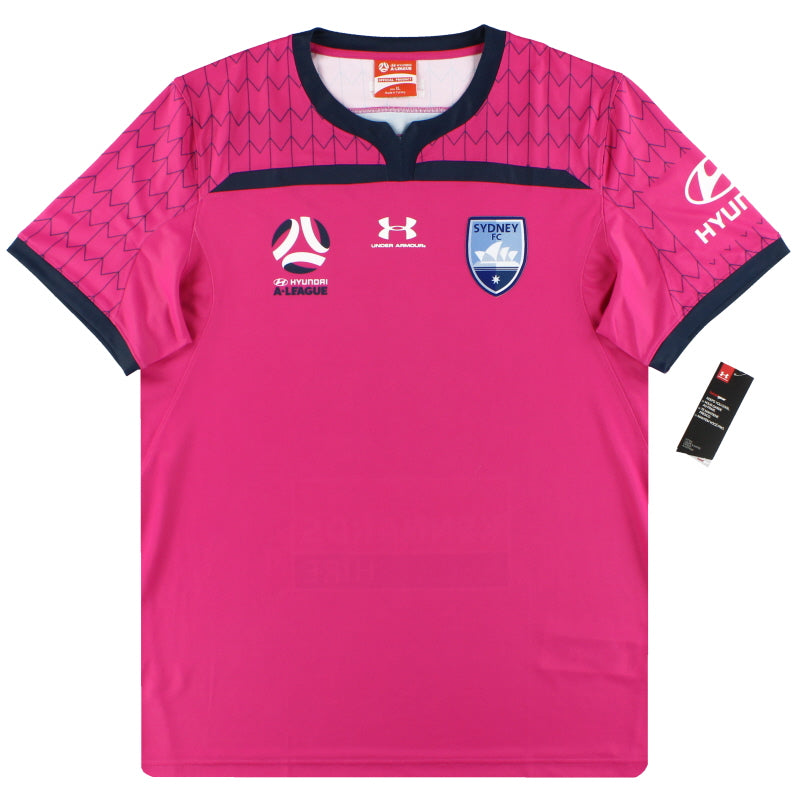 2019-20 Sydney FC Under Armour Pink Goalkeeper Shirt *w/tags* XL Football Shirt