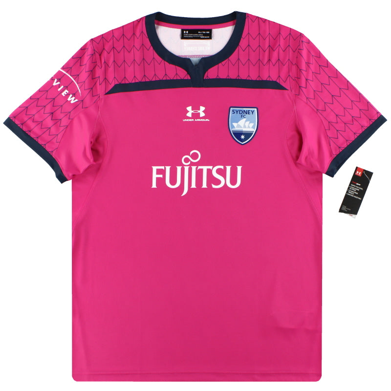 2019-20 Sydney FC Under Armour Player Issue Pink Goalkeeper Shirt *w/tags* XL Football Shirt