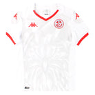 2019-20 Tunisia Kappa Kombat Pro Home Shirt *As New* M.Boys Football Shirt