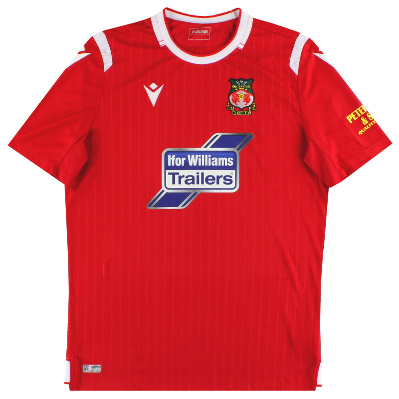 2019-20 Wrexham Macron Home Shirt *As New* XL Football Shirt