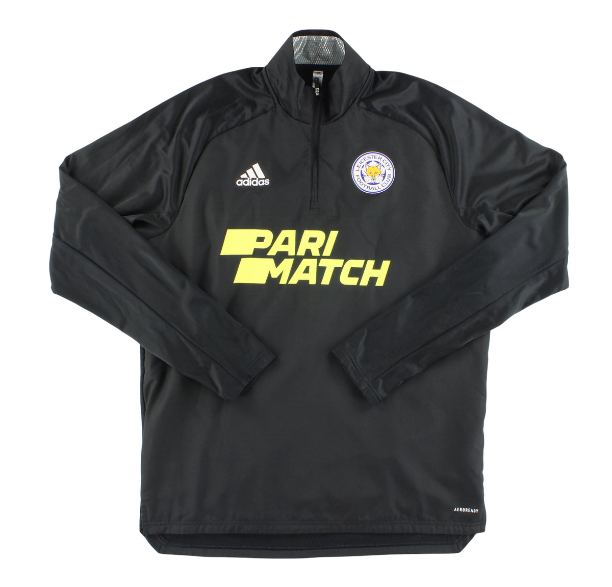 2019-20 Leicester adidas 1/4 Zip Training Top L