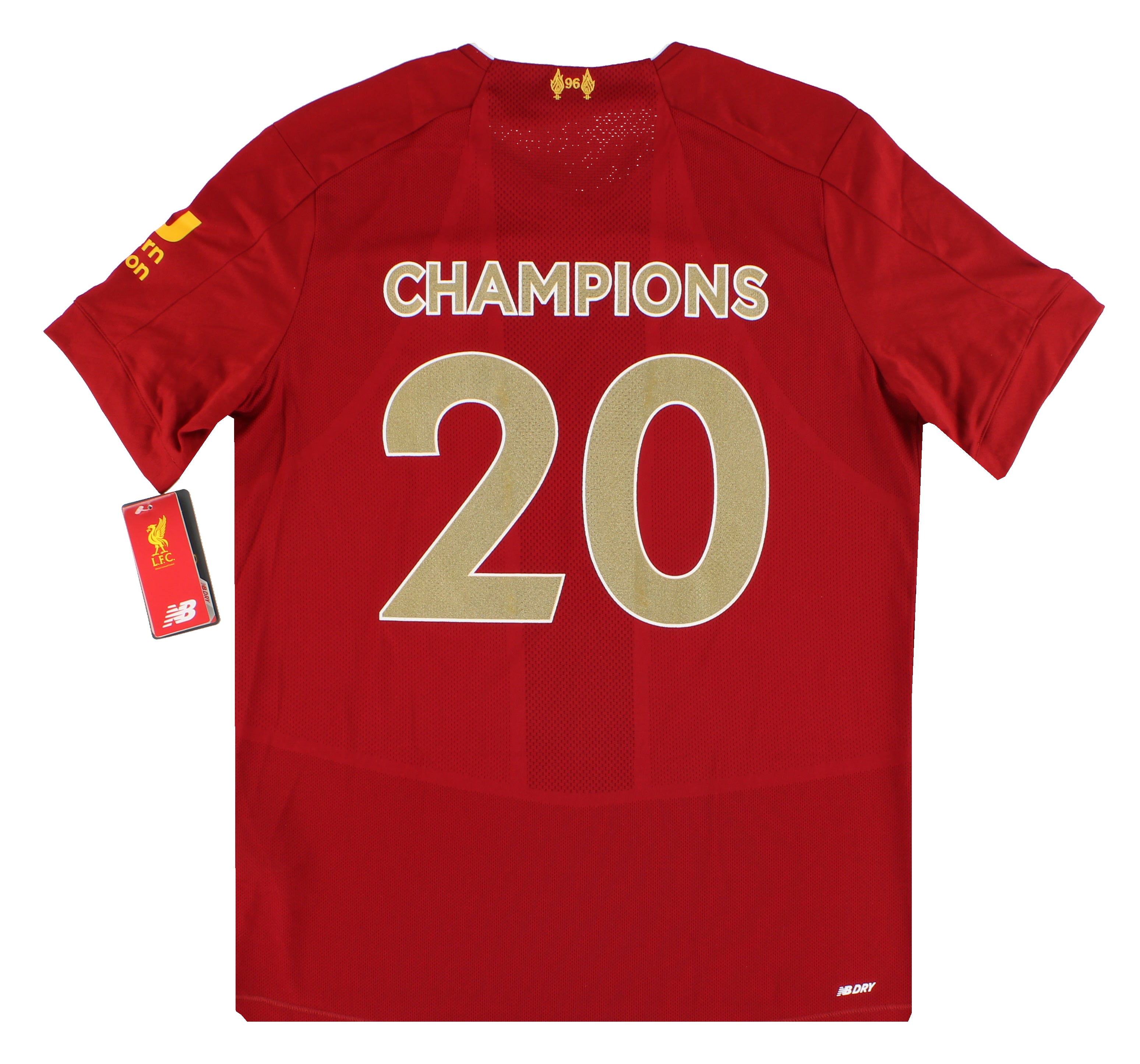 2019-20 Liverpool New Balance Home Shirt Champions #20 *w/tags*