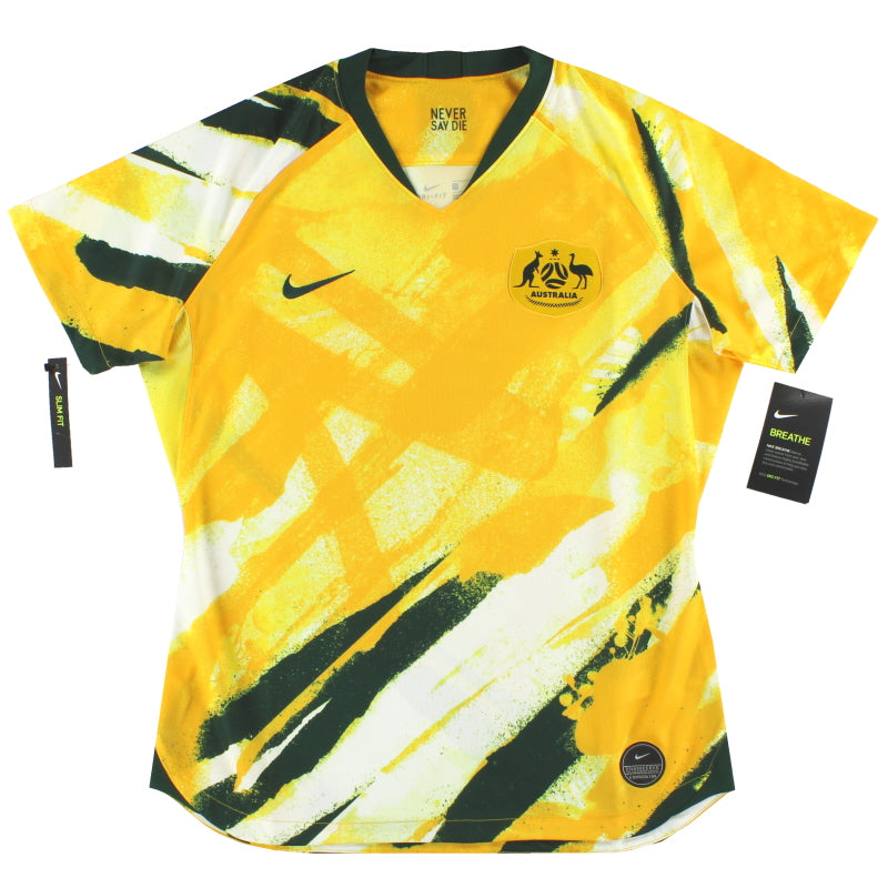 2019 Australia Nike Womens Home Shirt *BNIB* M Football Shirt
