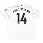 2020-21 Arsenal adidas Away Shirt Aubameyang #14 *Mint* XXL Football Shirt