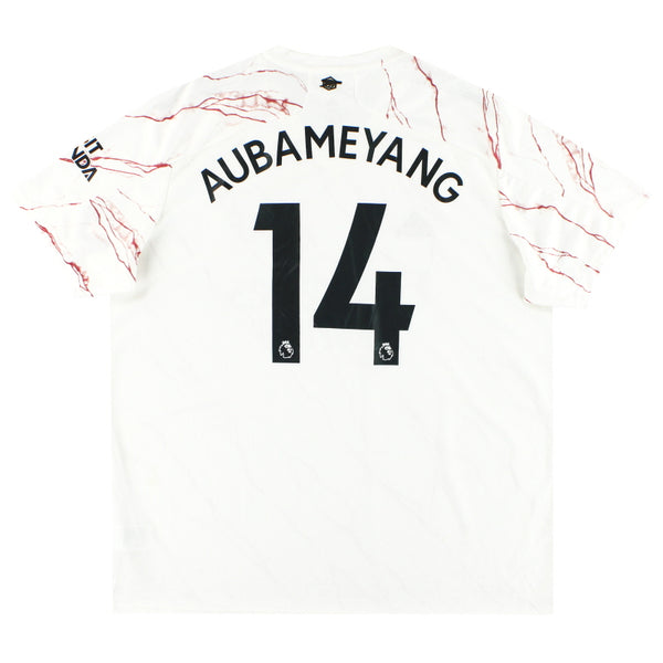 2020-21 Arsenal adidas Away Shirt Aubameyang #14 *Mint* XXL EH5815