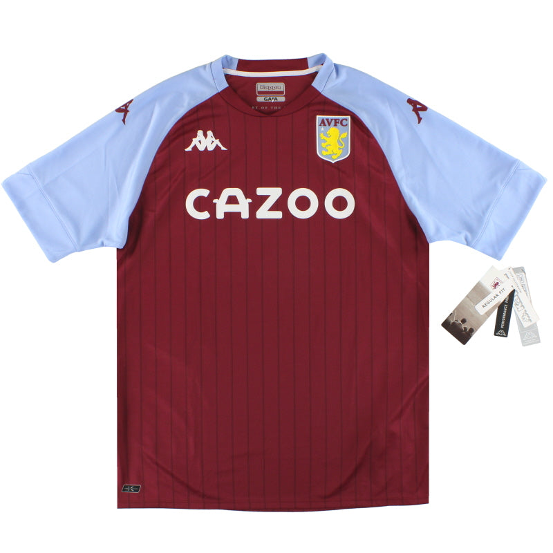 2020-21 Aston Villa Kappa Kombat Home Shirt Grealish #10 *w