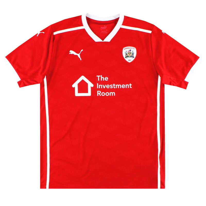 2020-21 Barnsley Puma Home Shirt *Mint* L Football Shirt