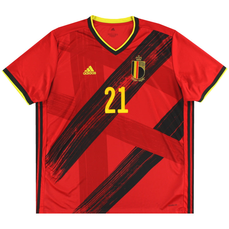 2020-21 Belgium adidas Home Shirt #21 *As New* XXL Football Shirt