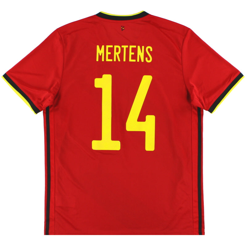 2020-21 Belgium adidas Home Shirt Mertens #14 *As New* L Football Shirt