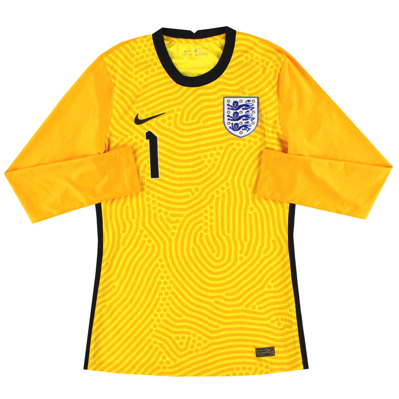 2020-21 England Nike Player Issue Goalkeeper Shirt #1 *As New* XL Football Shirt