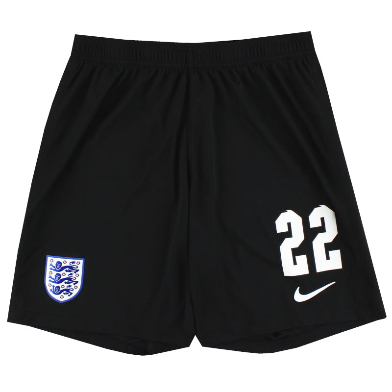2020-21 England Nike Player Issue Goalkeeper Shorts #22 *As New* L Football Shirt