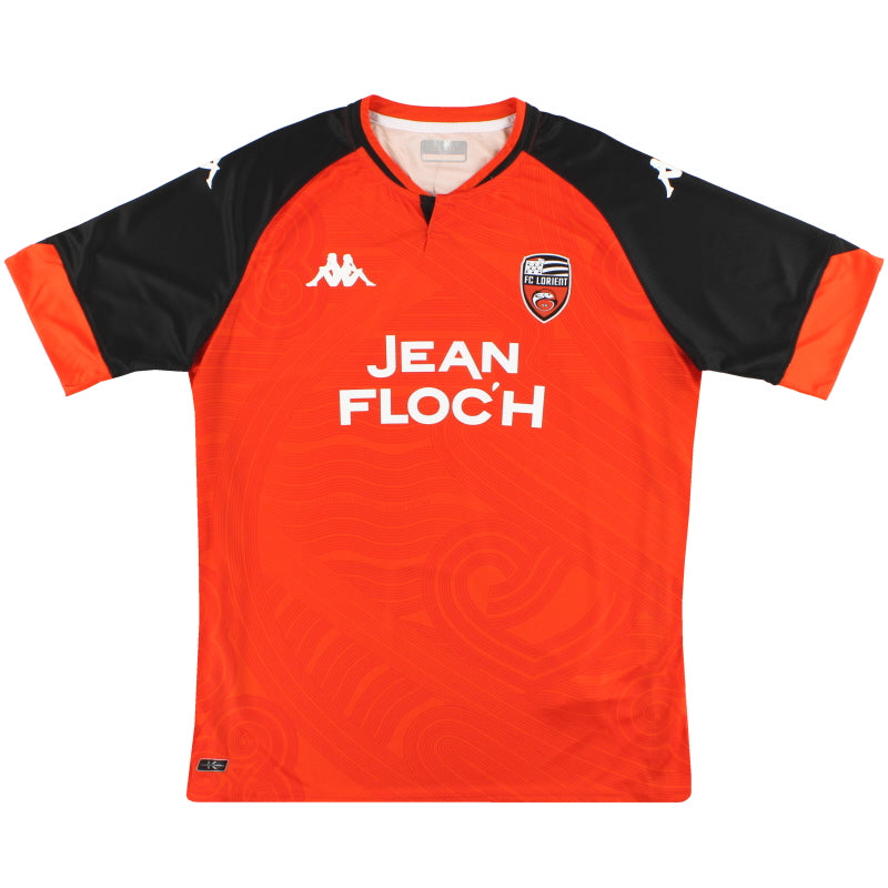 2020-21 FC Lorient Kappa Kombat Home Shirt *As New* M.Boys Football Shirt