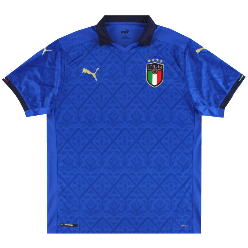 2020-21 Italy Puma Home Shirt *Mint* L Football Shirt