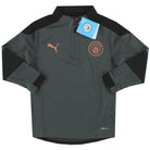 2020-21 Manchester City Puma 1/4 Zip Top *BNIB* S.Boys Football Shirt