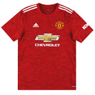 2020-21 Manchester United adidas Home Shirt *Mint* L Football Shirt