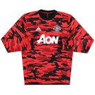 2020-21 Manchester United adidas Pre Match Warm Up Sweatshirt M Sweatshirt