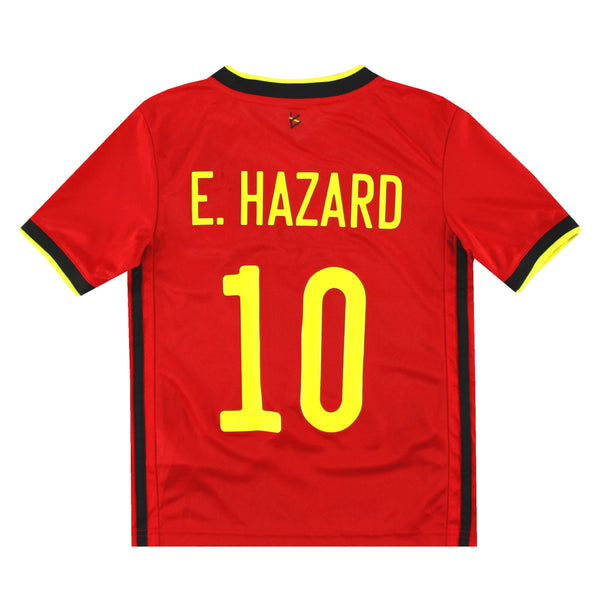 2020-21 Belgium adidas Home Shirt E.Hazard #10 Y EJ8546 | Vintage