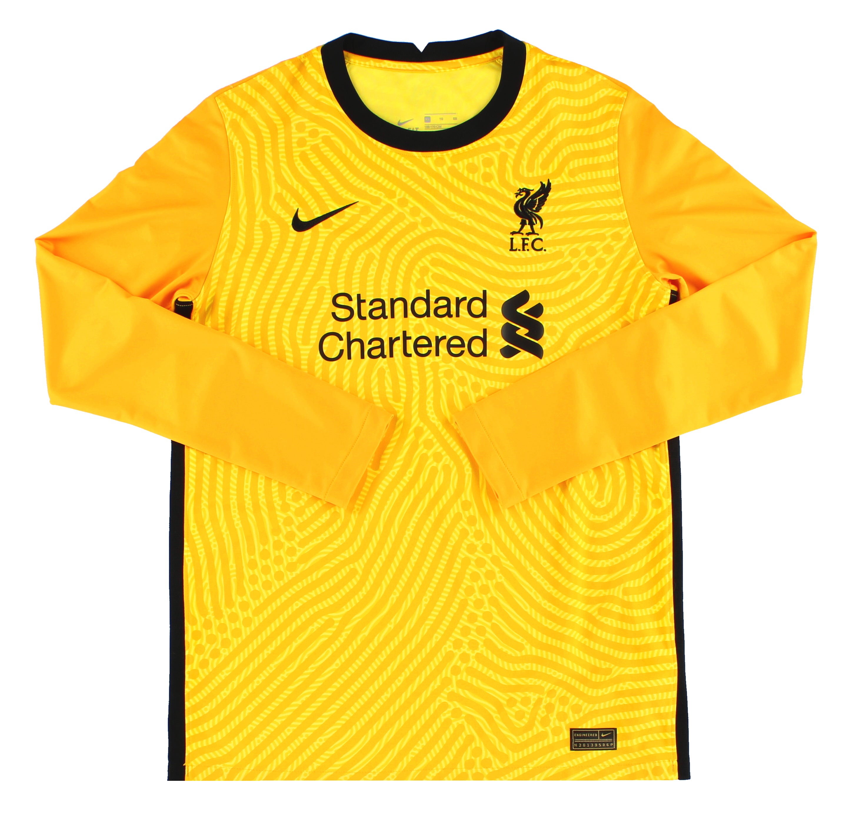 2020-21 Liverpool Nike Goalkeeper Shirt A.Becker #1 XL.Boys
