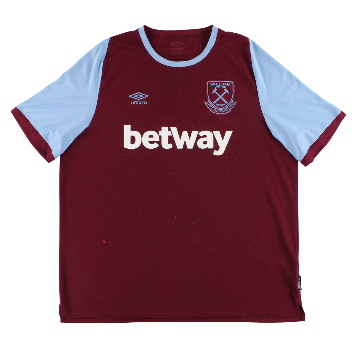 2020-21 West Ham Umbro '125 Years' Home Shirt