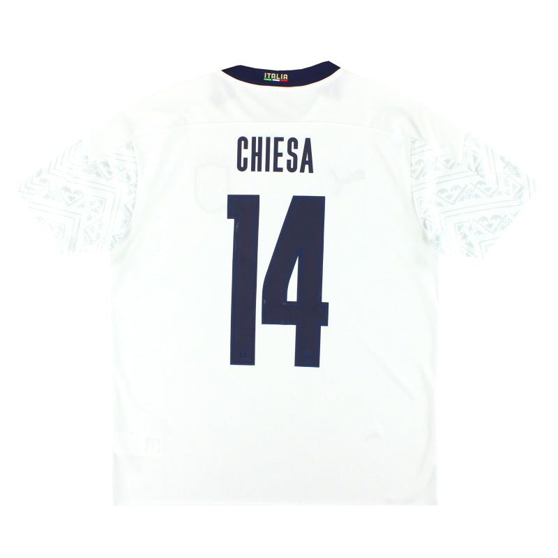 2020-21 Italy Puma Away Shirt Chiesa #14 *w/tags* L 756981-08