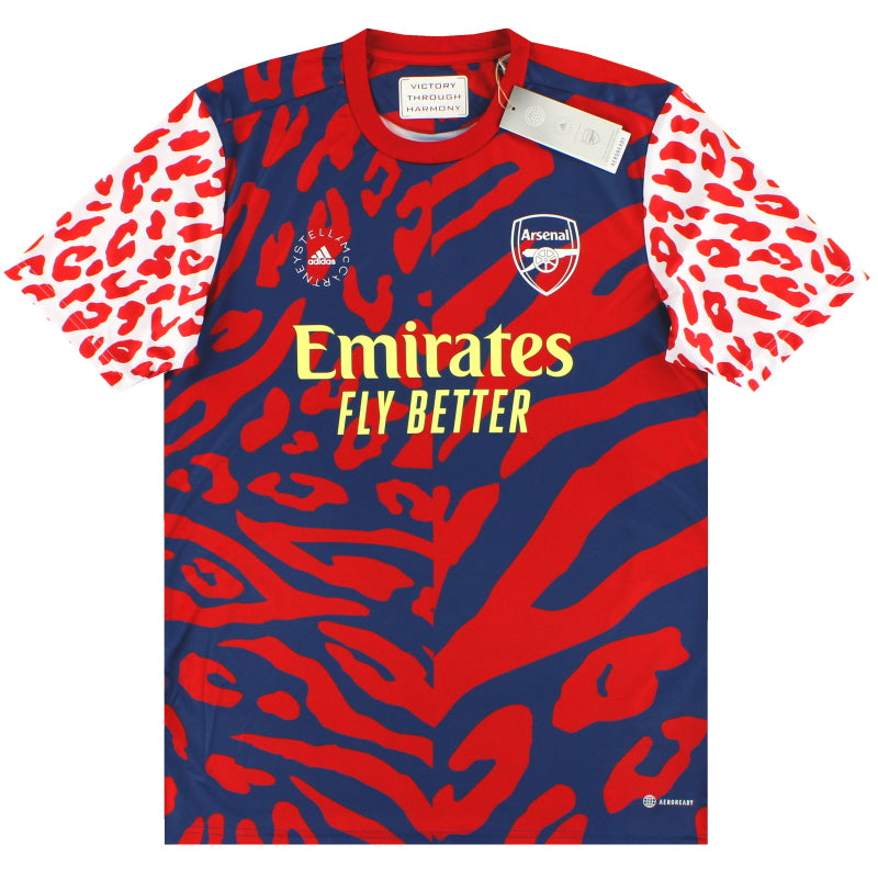 2021-22 Arsenal x adidas By Stella McCartney Pre-Match Shirt *BNIB* Training Shirt
