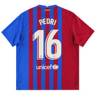 2021-22 Barcelona Nike Home Shirt Pedri #16 *Mint* XL Football Shirt