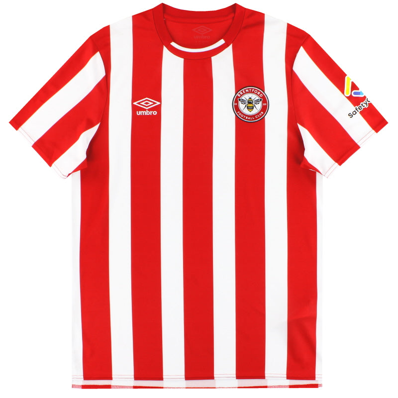 2021-23 Brentford Umbro Home Shirt *As New* L Football Shirt