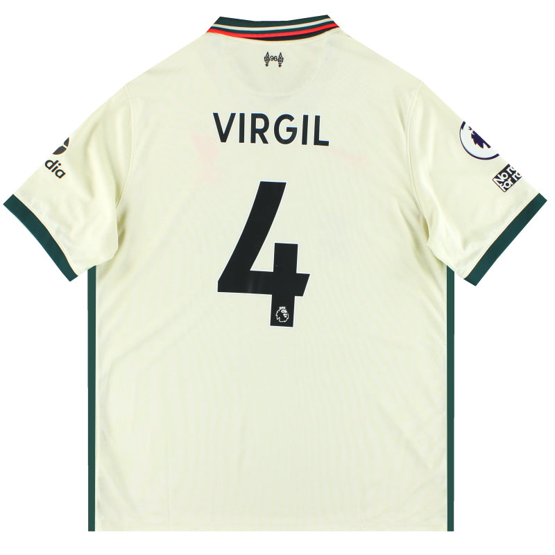2021-22 Liverpool Nike Away Shirt Virgil #4 *w/tags* XL Football Shirt